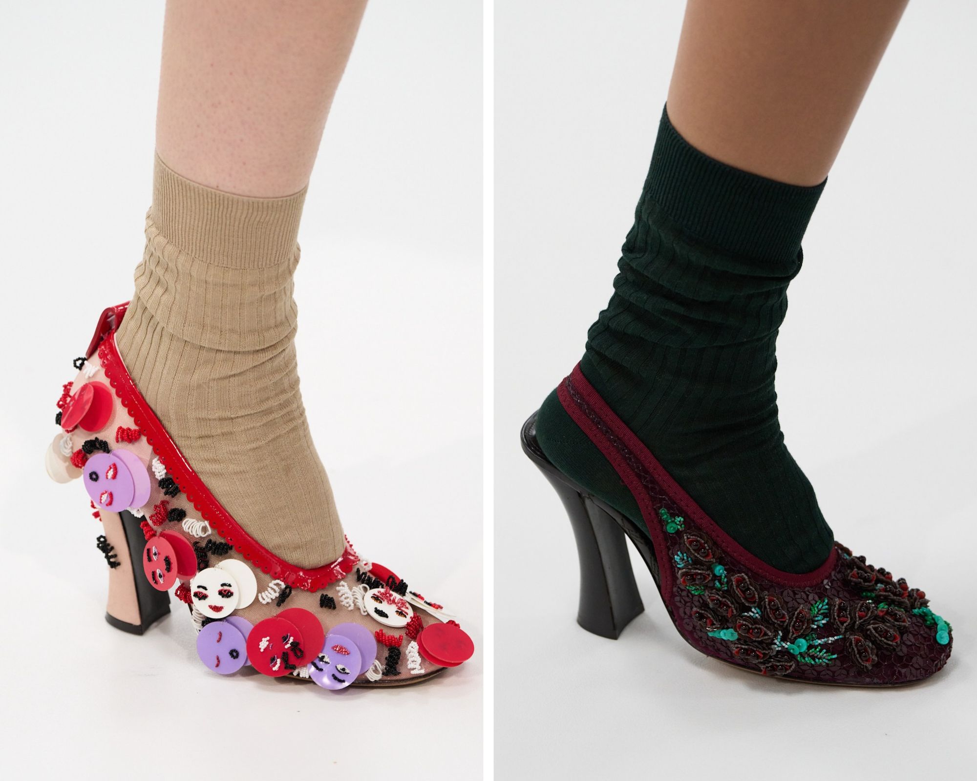 Schoenen op de lente/zomer 2027-runway van Burberry