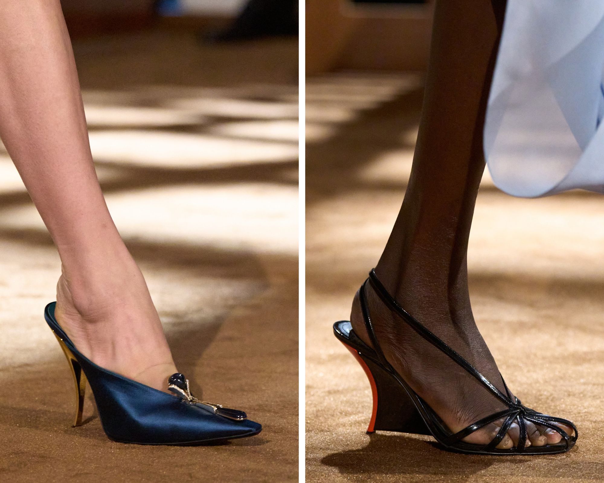 Schoenen op de lente/zomer 2027-runway van Ferragamo