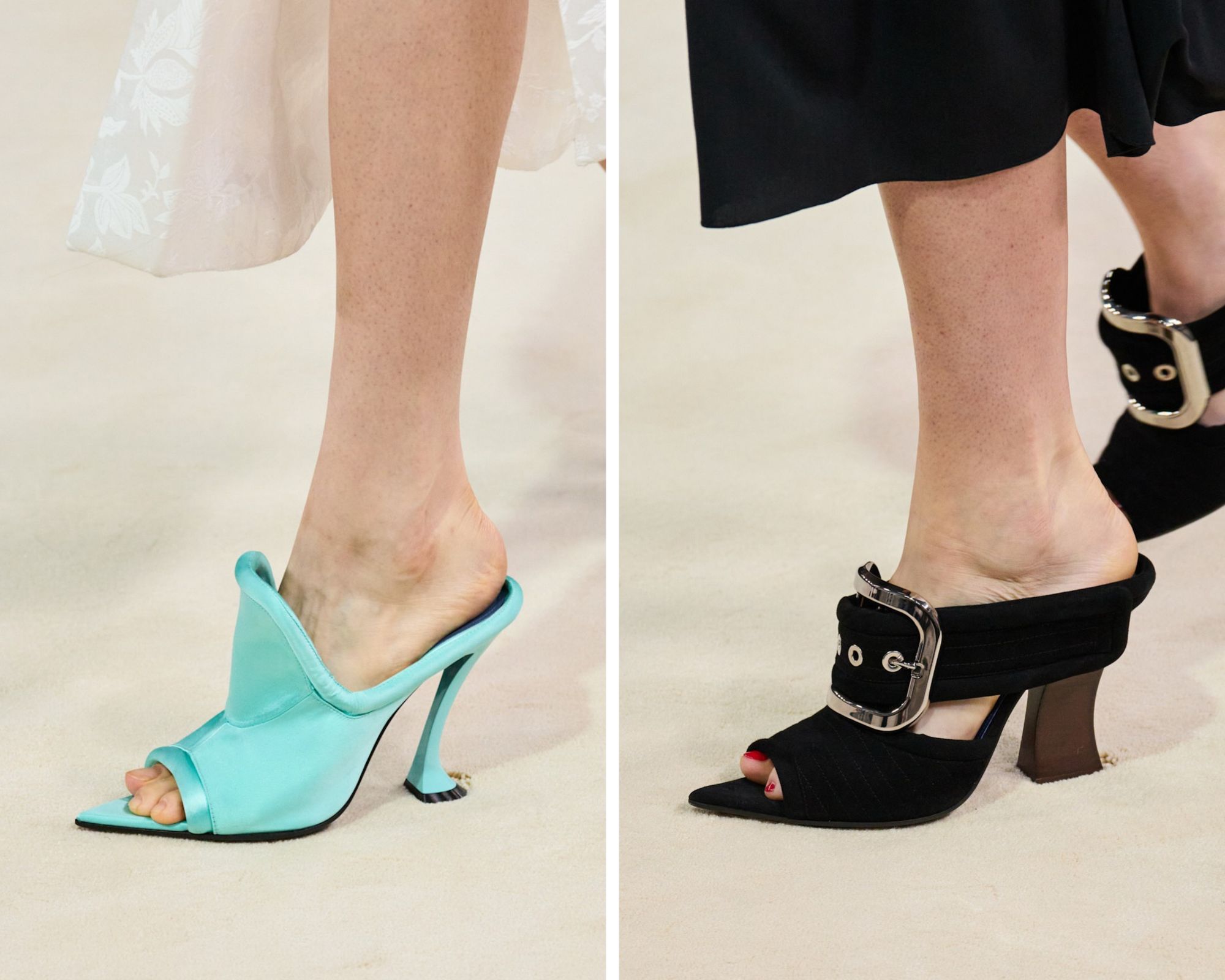 Schoenen op de lente/zomer 2027-runway van Lanvin